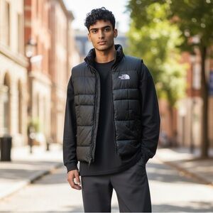 The North Face Men's Black Puffer Vest 700 Summit Series Small